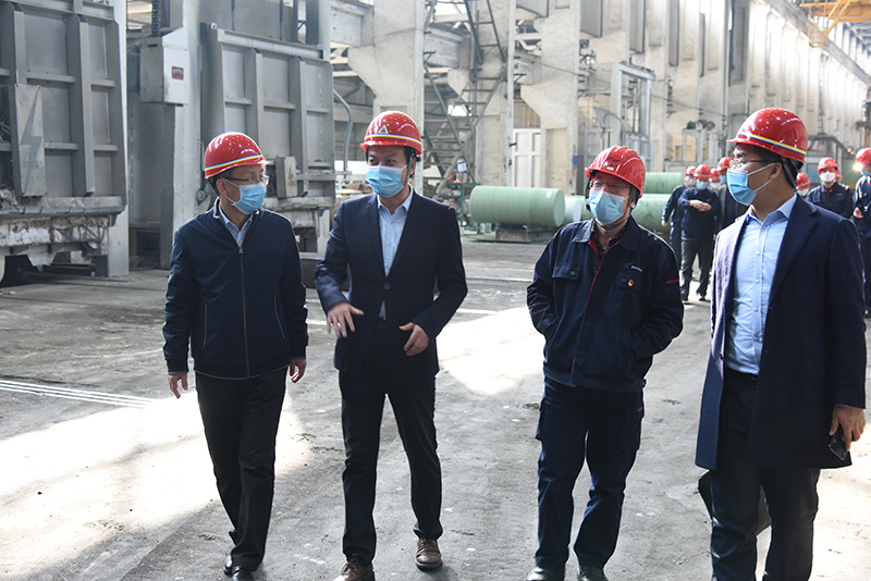 副市长张礼涛来公司调研复工复产情况