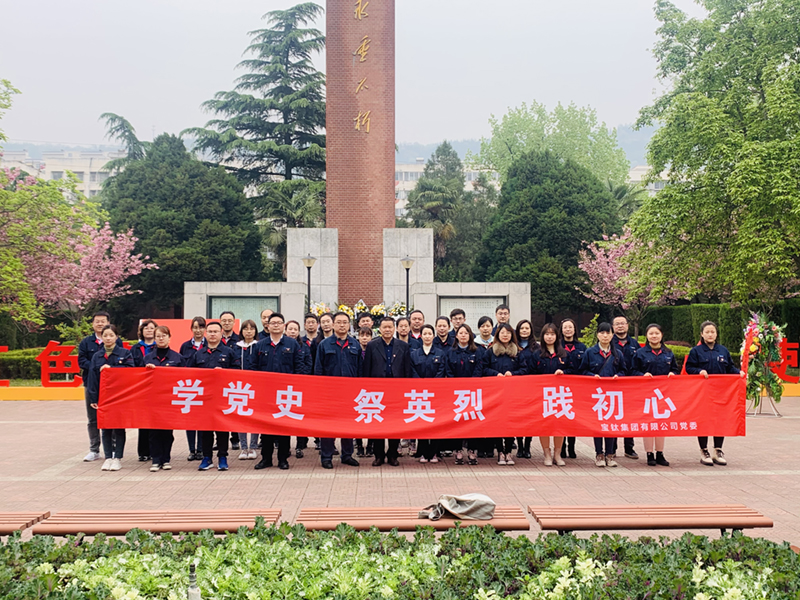 缅怀革命先烈  赓续红色血脉——公司党委开展“学党史 祭英烈  践初心”清明祭扫活动